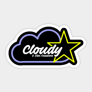 cloudy creations Sticker